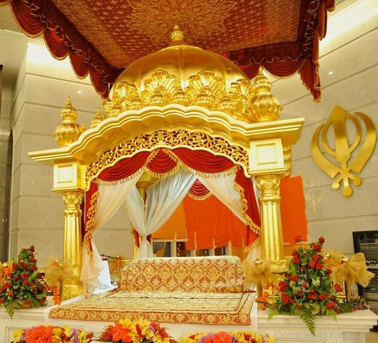 Palki-Sahib-At-Gurudwara-Sahib