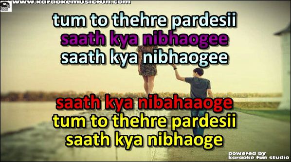 tum to thehre pardesi