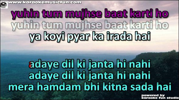 yuhi tum mujhse