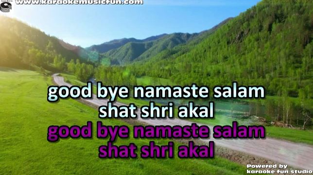 good bye namaste