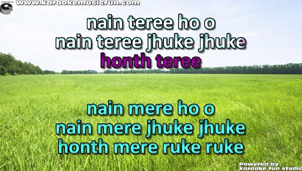 nain tere jhuke